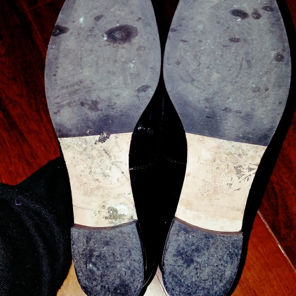 Kate Spade black and blue  Oxfords women's size 8 - Picture 2 of 2